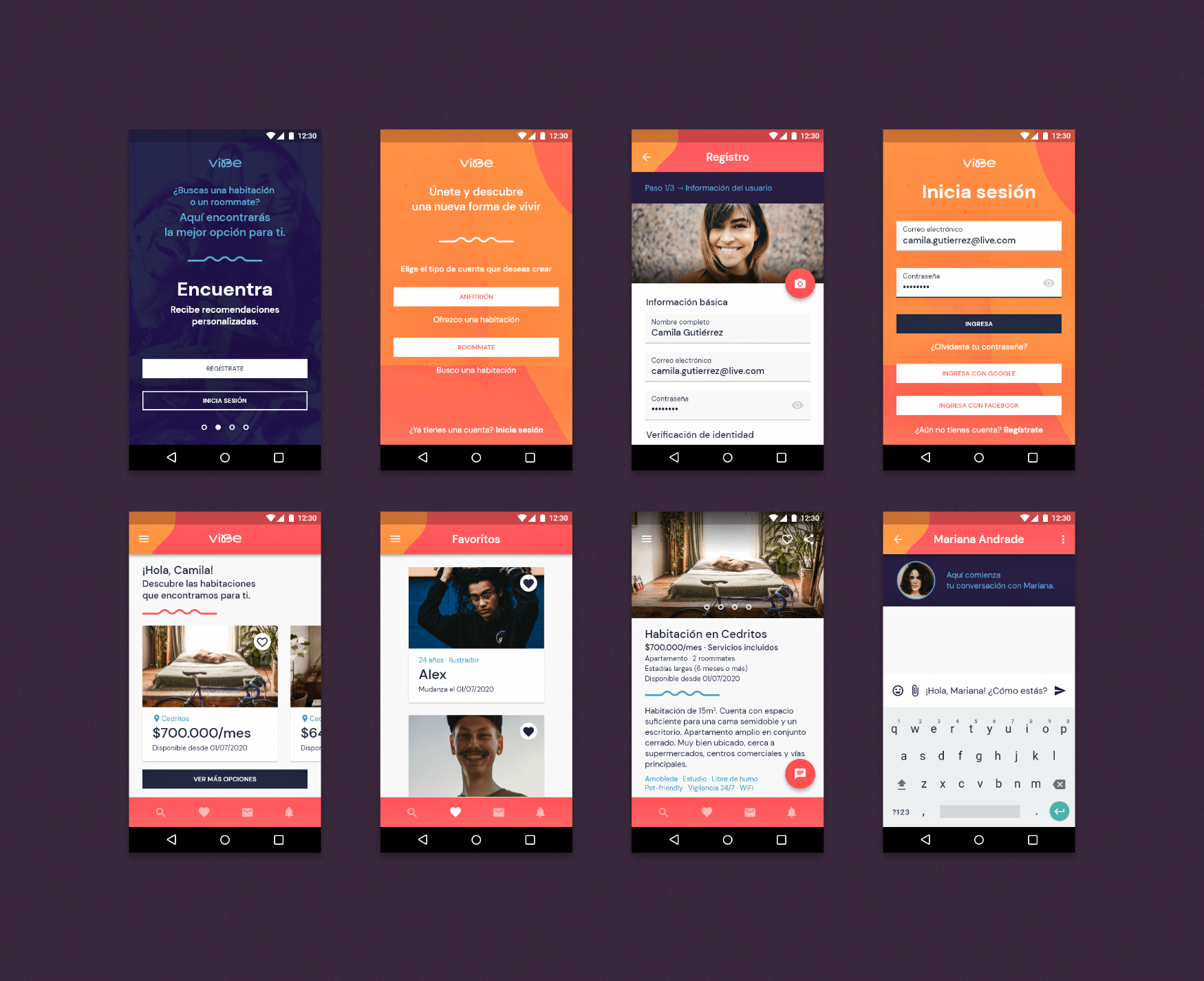 Vibe's Android app